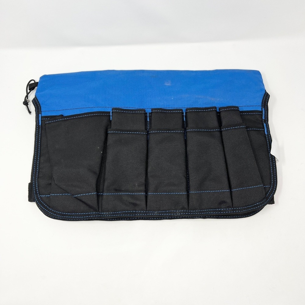 Kobalt 2416934 Heavy Duty Blue Black 26 Pocket Bucket Organizer Water Resistant - Picture 2 of 11